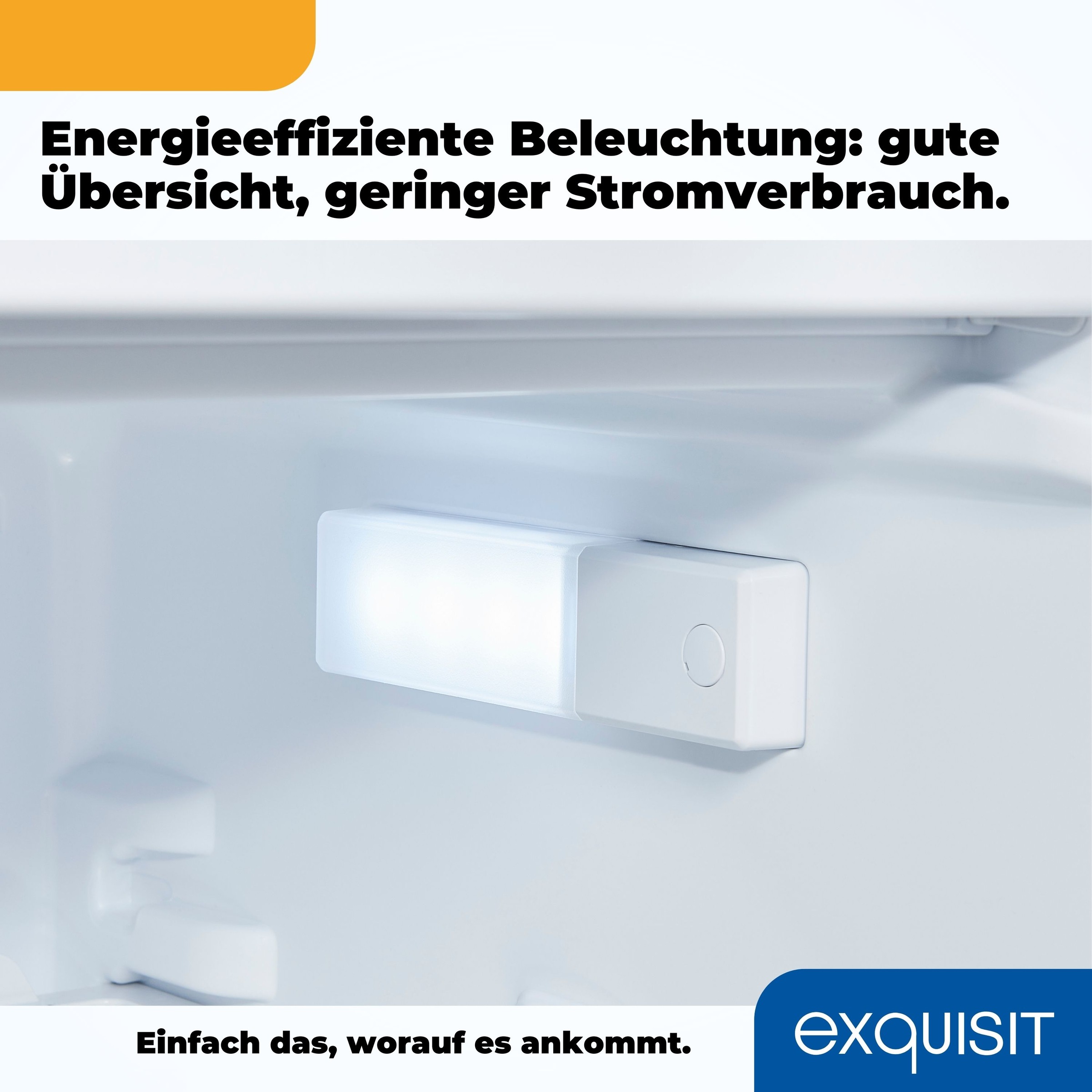 exquisit Einbaukühlschrank »UKS130-4-FE-010E«